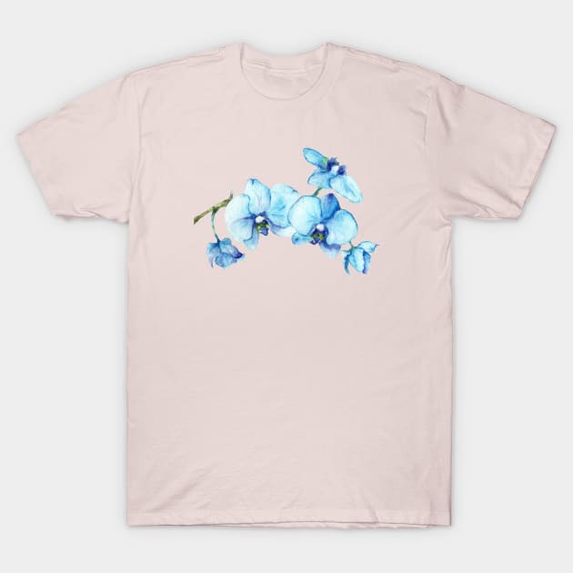 Blue Orchid T-Shirt by Goosi